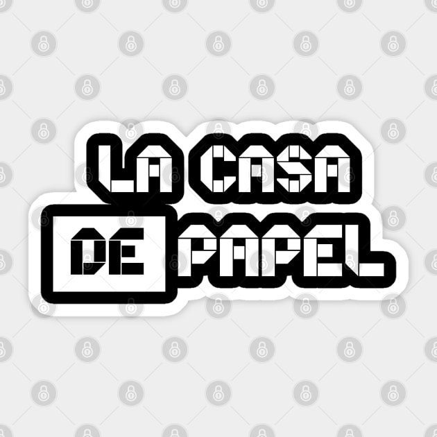 La Casa de Papel Sticker by FlowrenceNick00